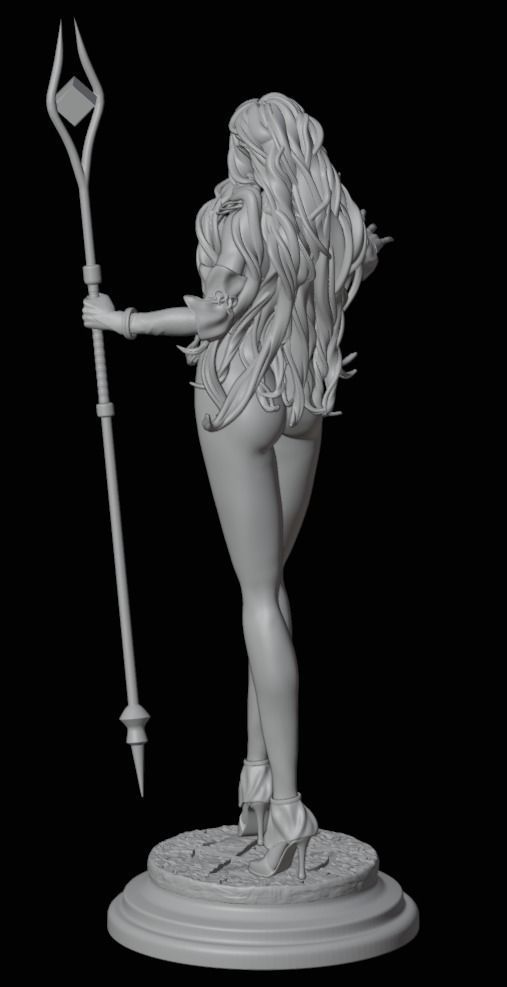 Elf Mage - ORIGINAL - 1TO10 STL FILE 3D PRINT MODEL 3D print model_20