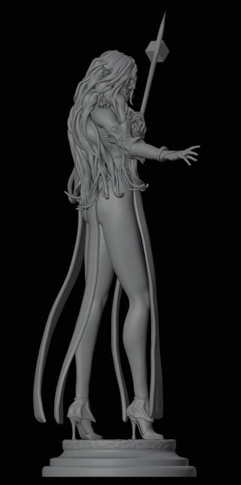 Elf Mage - ORIGINAL - 1TO10 STL FILE 3D PRINT MODEL 3D print model_11