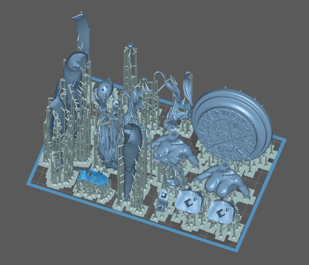 Elf Mage - ORIGINAL - 1TO10 STL FILE 3D PRINT MODEL 3D print model_28