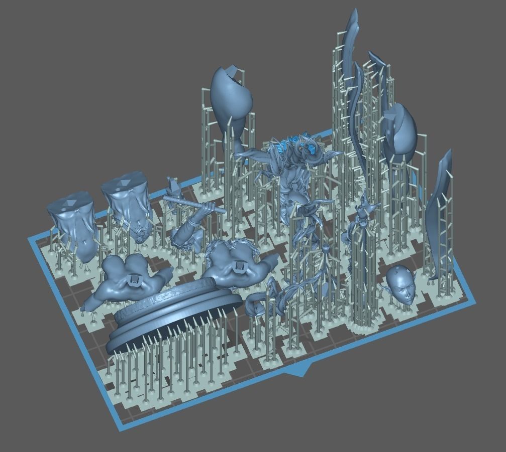 Elf Mage - ORIGINAL - 1TO10 STL FILE 3D PRINT MODEL 3D print model_29