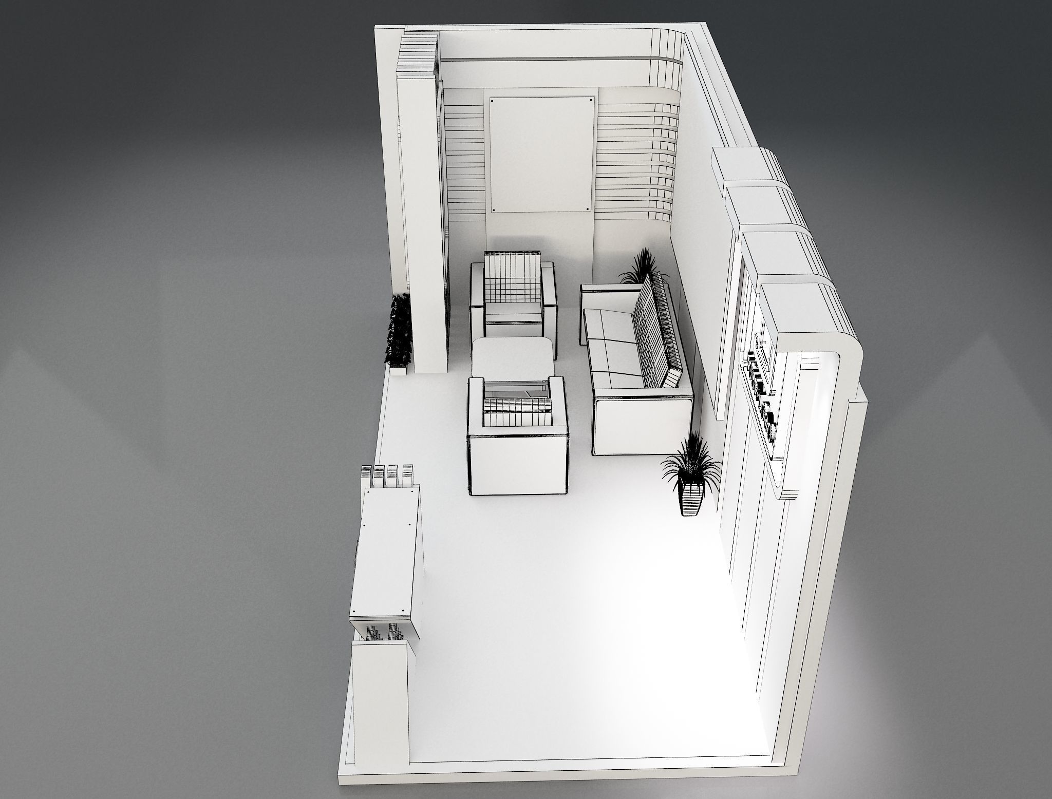  Booth Exhibition Stand a258c 3D model_5