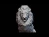 Leo Zodiac Lion Lowpoly Sculpture 3D print model_1