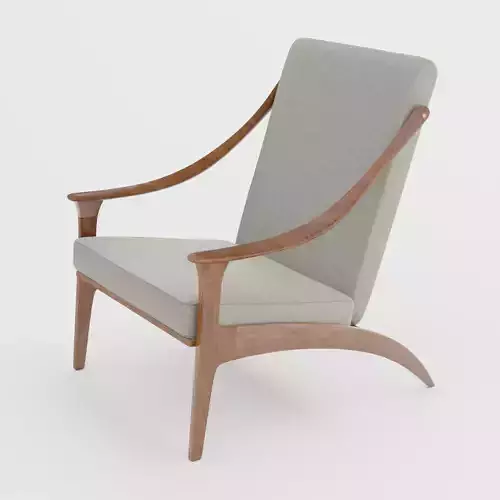 Monochrome reclining chair