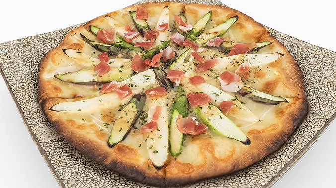 Pizza 3D model 6