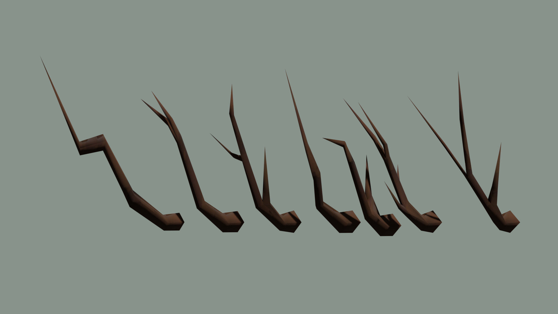 low poly nature collection 01 Low-poly 3D model_5