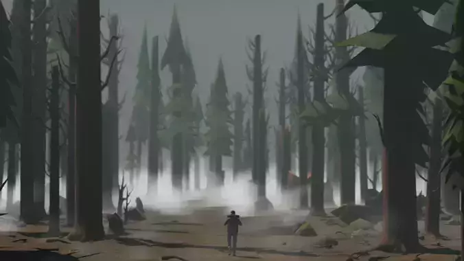 low poly nature collection 01