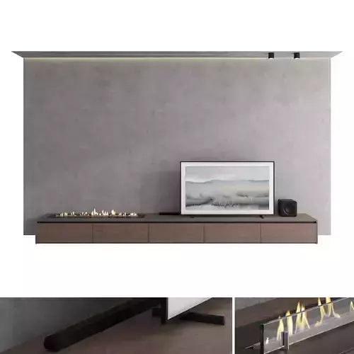TV wall set 68