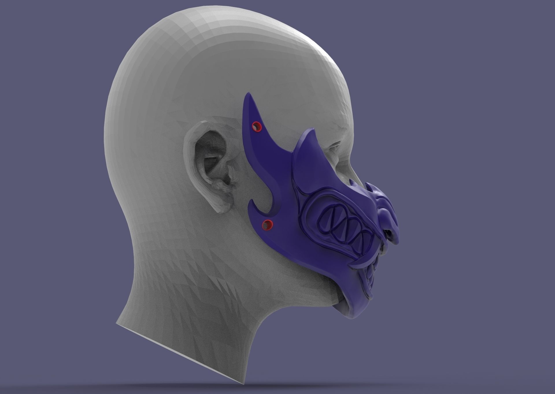 Fortnite mask sypherpk 3D print model_10
