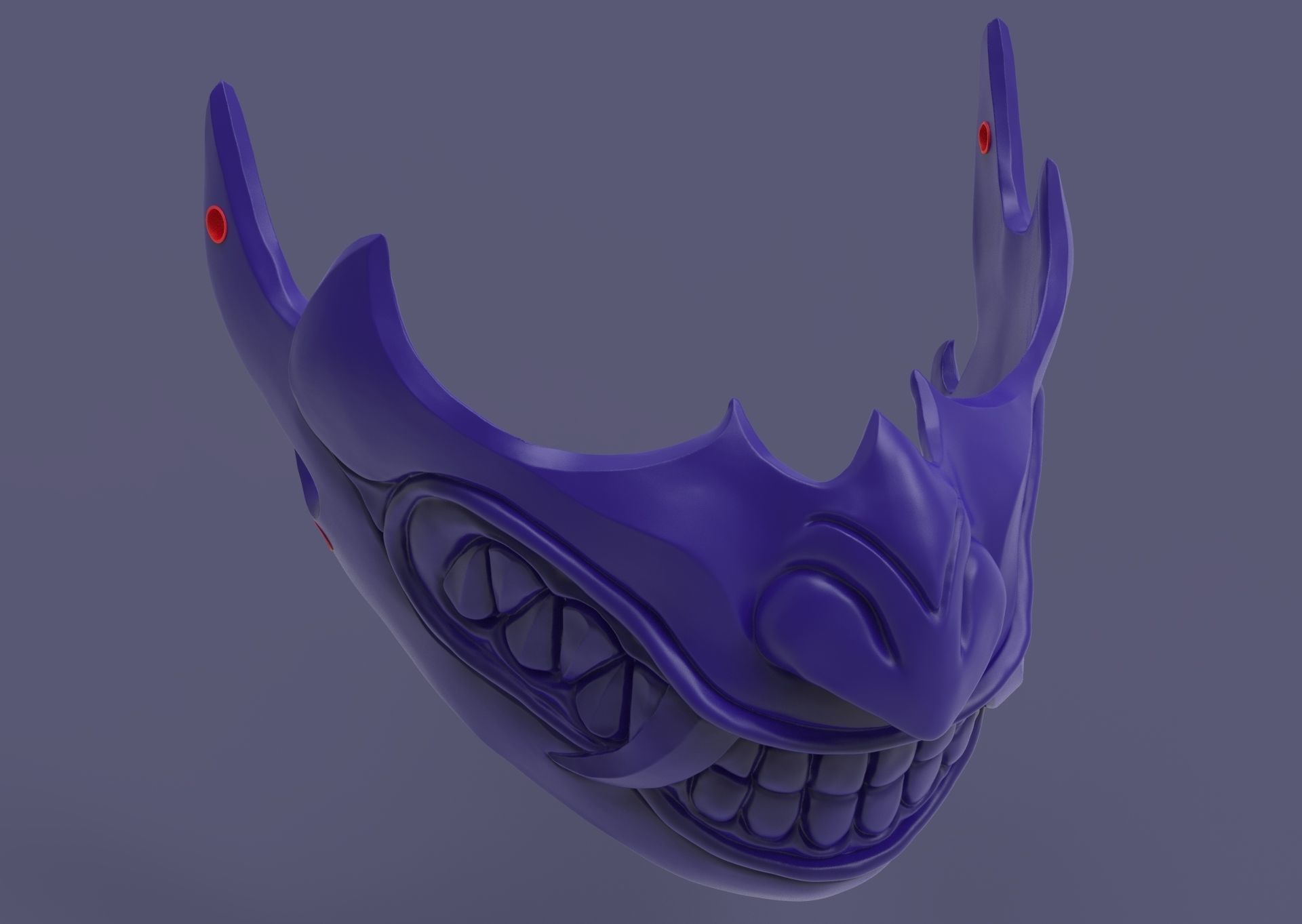 Fortnite mask sypherpk 3D print model_17