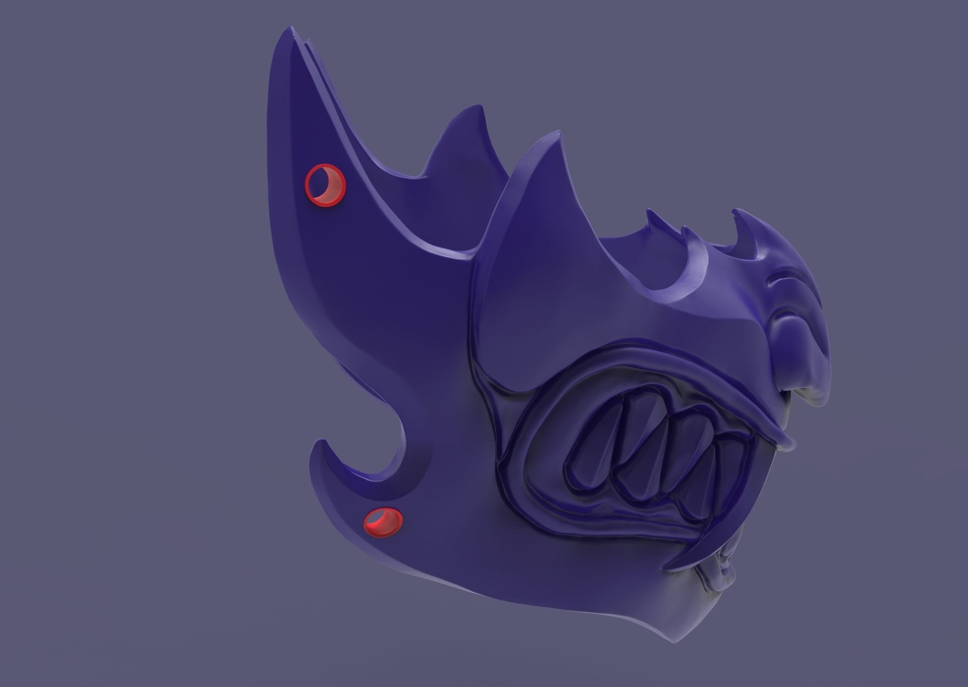 Fortnite mask sypherpk 3D print model_15