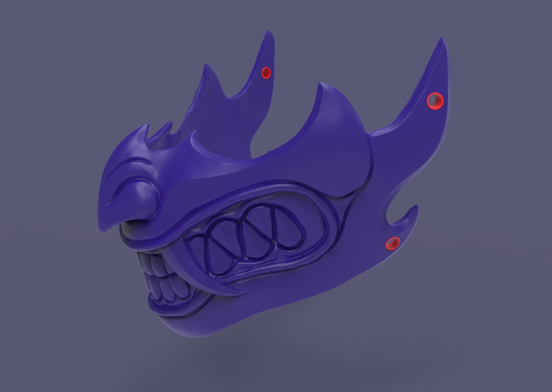 Fortnite mask sypherpk 3D print model_18