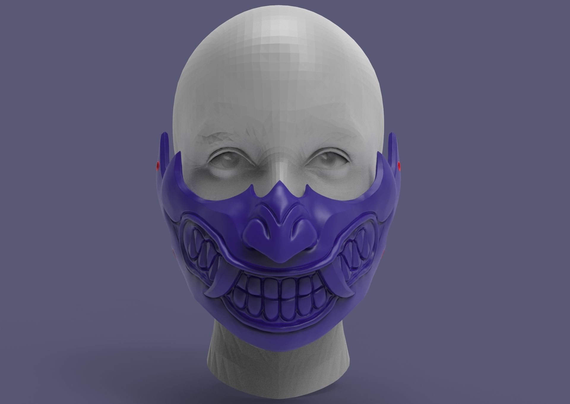 Fortnite mask sypherpk 3D print model_2