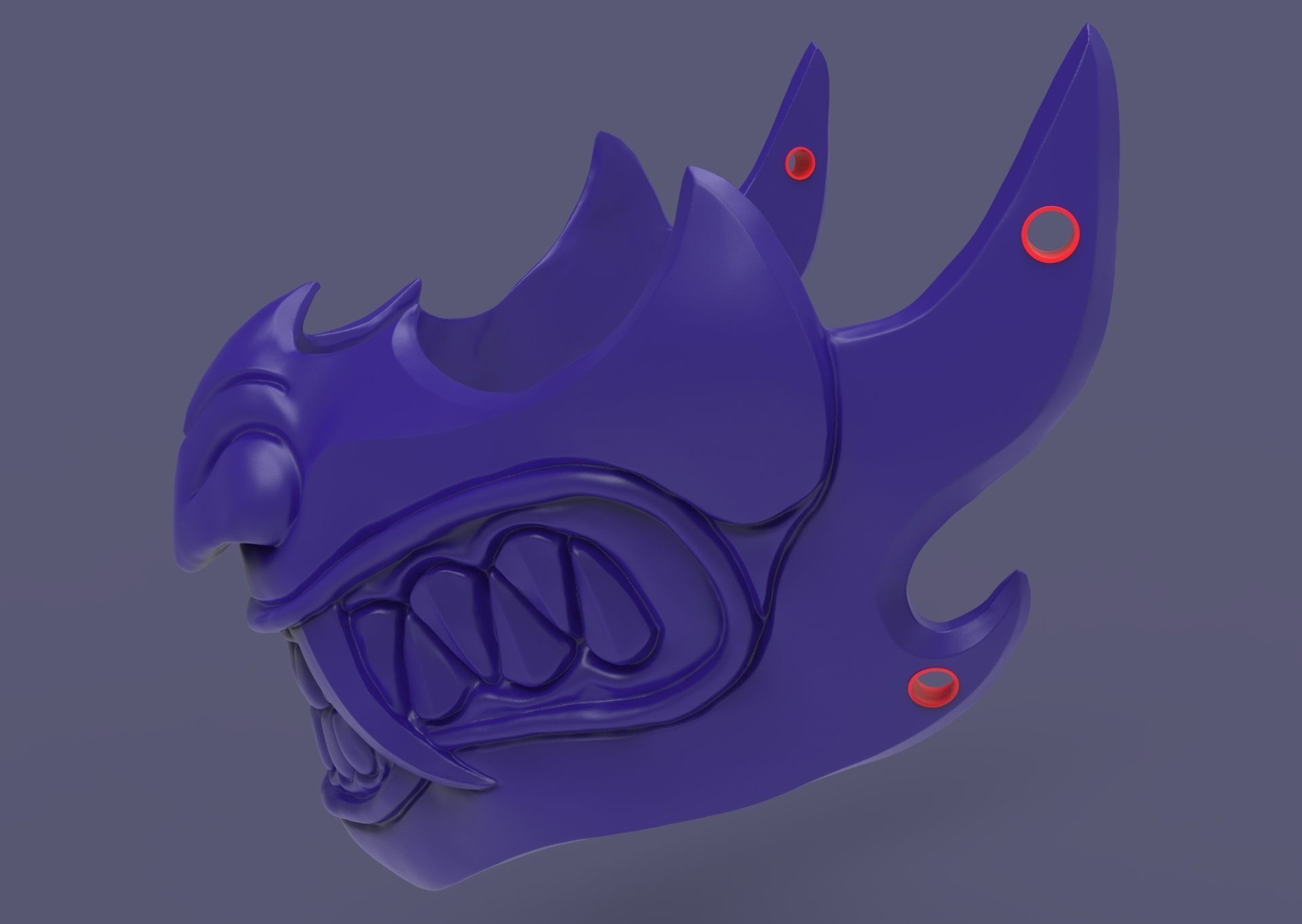 Fortnite mask sypherpk 3D print model_19