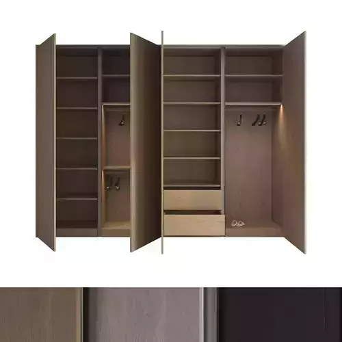 Wardrobe set 13 3D model