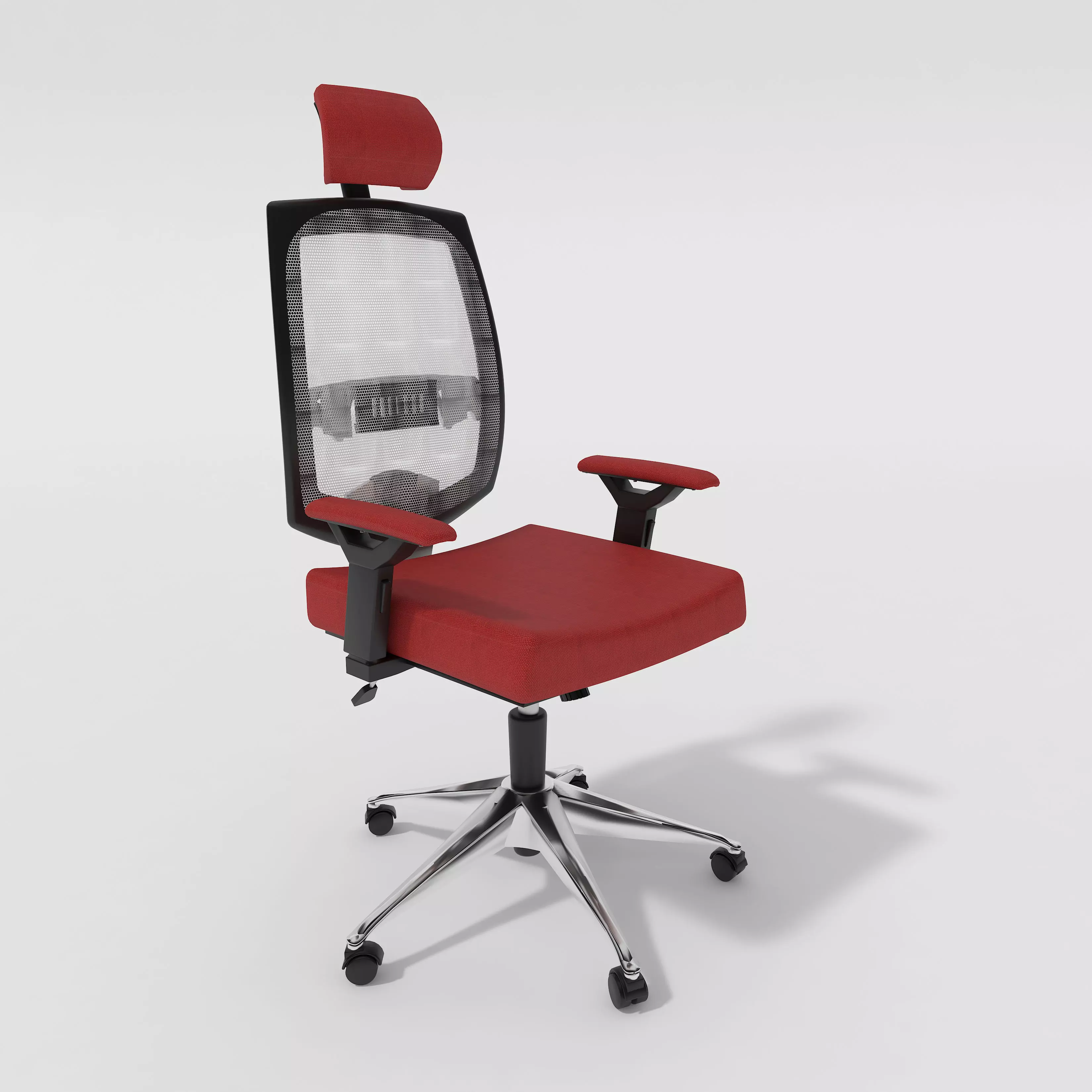 The main office chair has six designs 3D model
