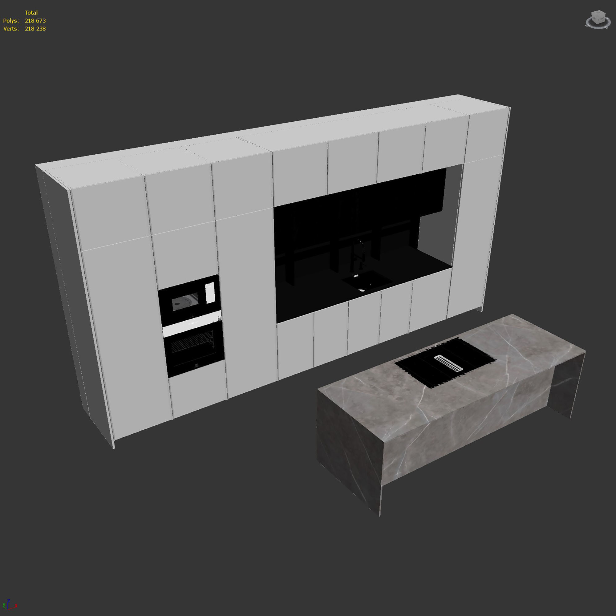 Kitchen set 35 3D model_7