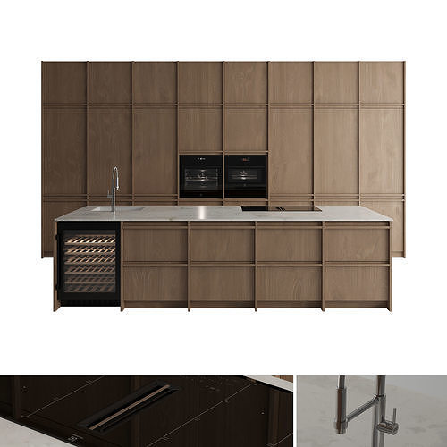 Kitchen set 36 3D model