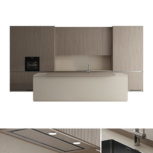 Kitchen set 38 3D model