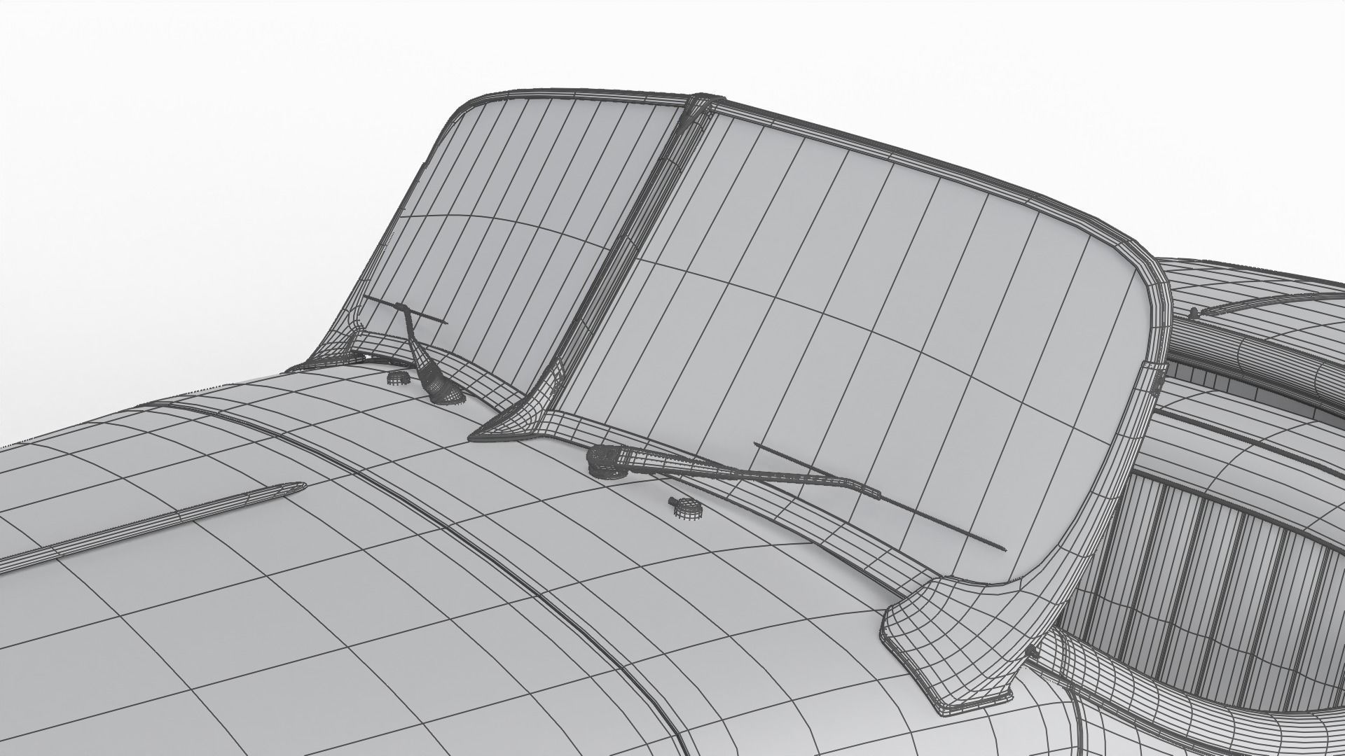 Jaguar XK140 1954 3d model 3D model_34