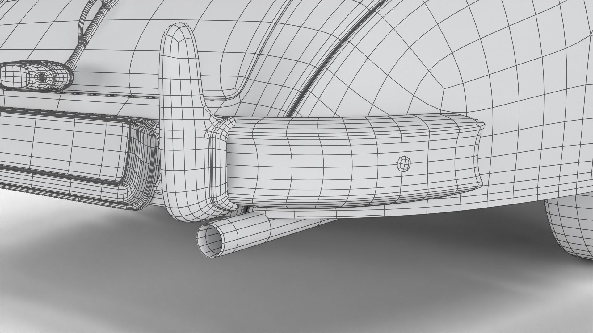 Jaguar XK140 1954 3d model 3D model_39