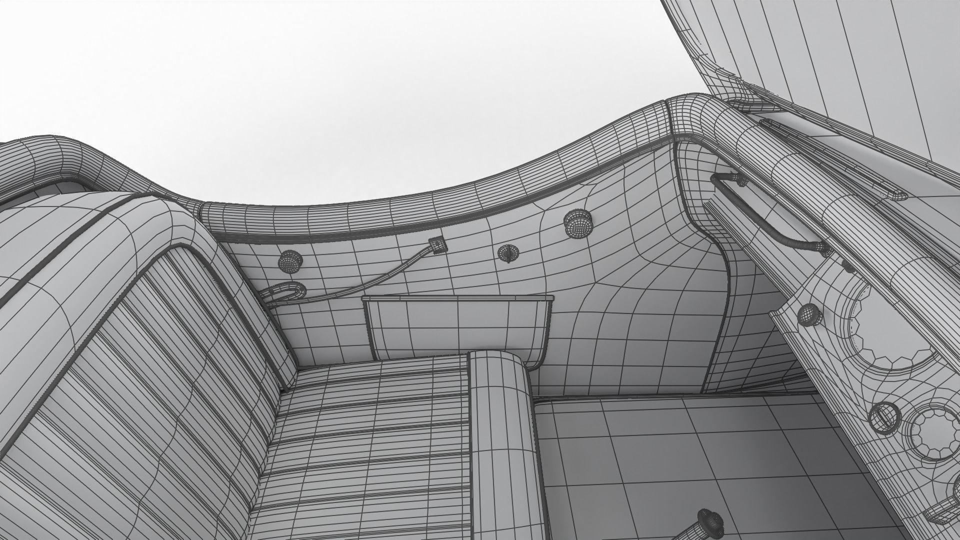 Jaguar XK140 1954 3d model 3D model_49