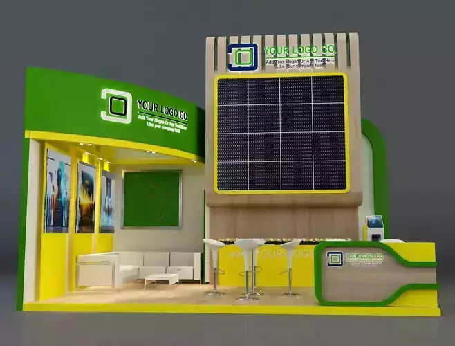 Booth Exhibition Stand a228 3D model