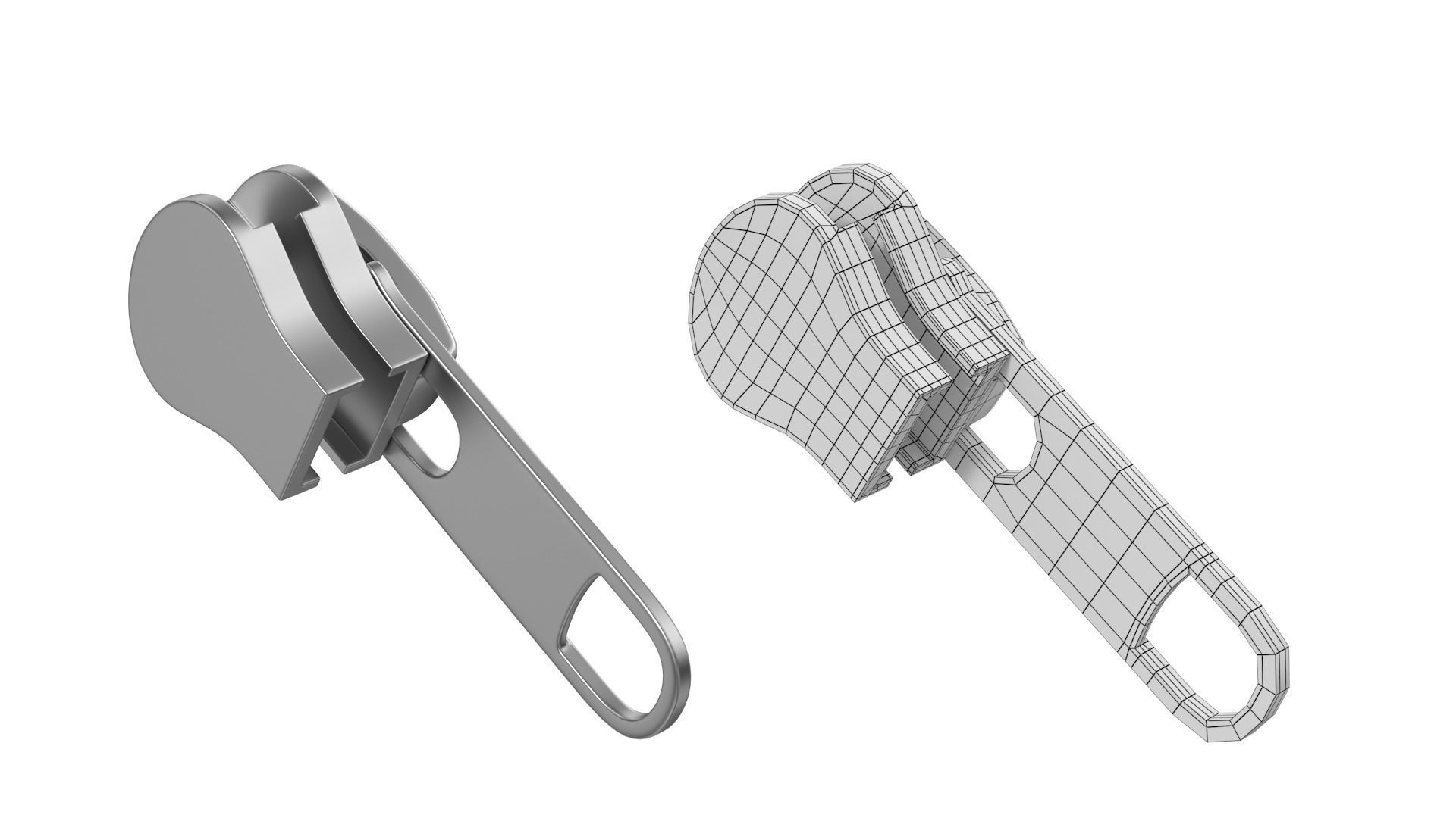 Zipper Slider 03 3D model_5