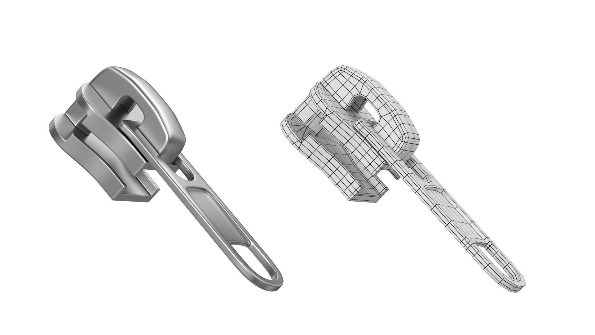 Zipper Slider 03 3D model_3