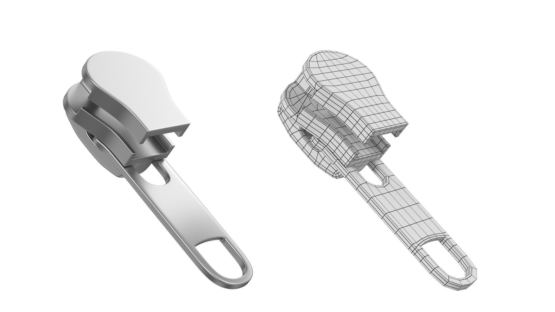 Zipper Slider 03 3D model_8