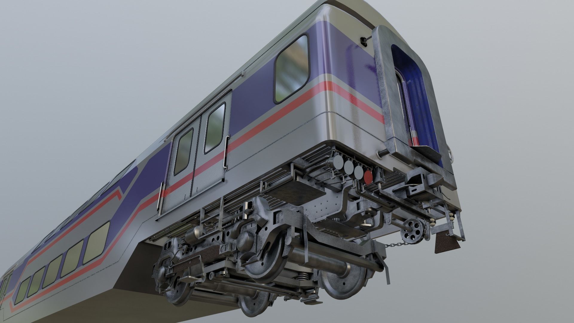 Puma v4 Double Deck EMU Train 3D 3D model_4