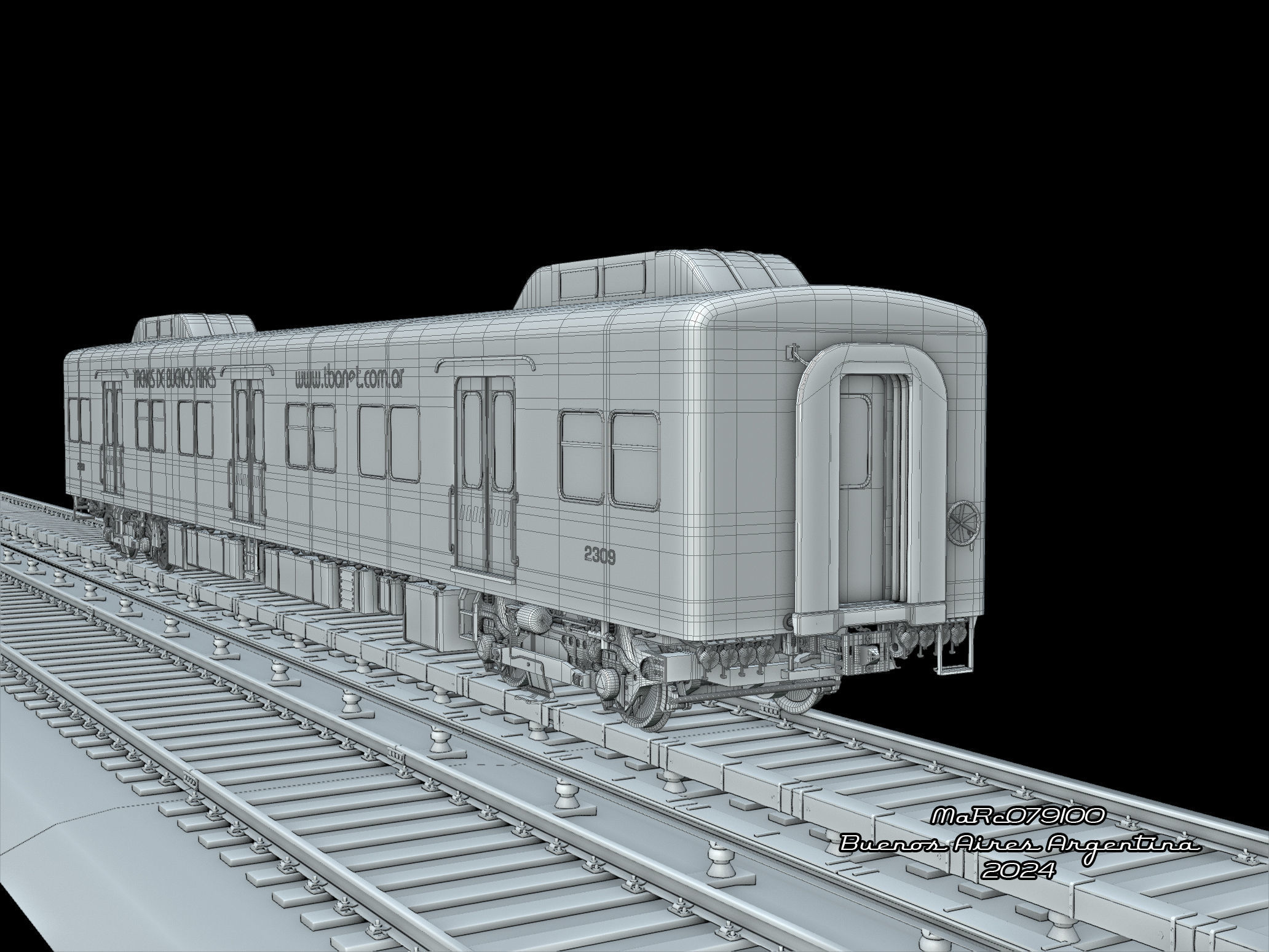 Puma v4 Double Deck EMU Train 3D 3D model_13
