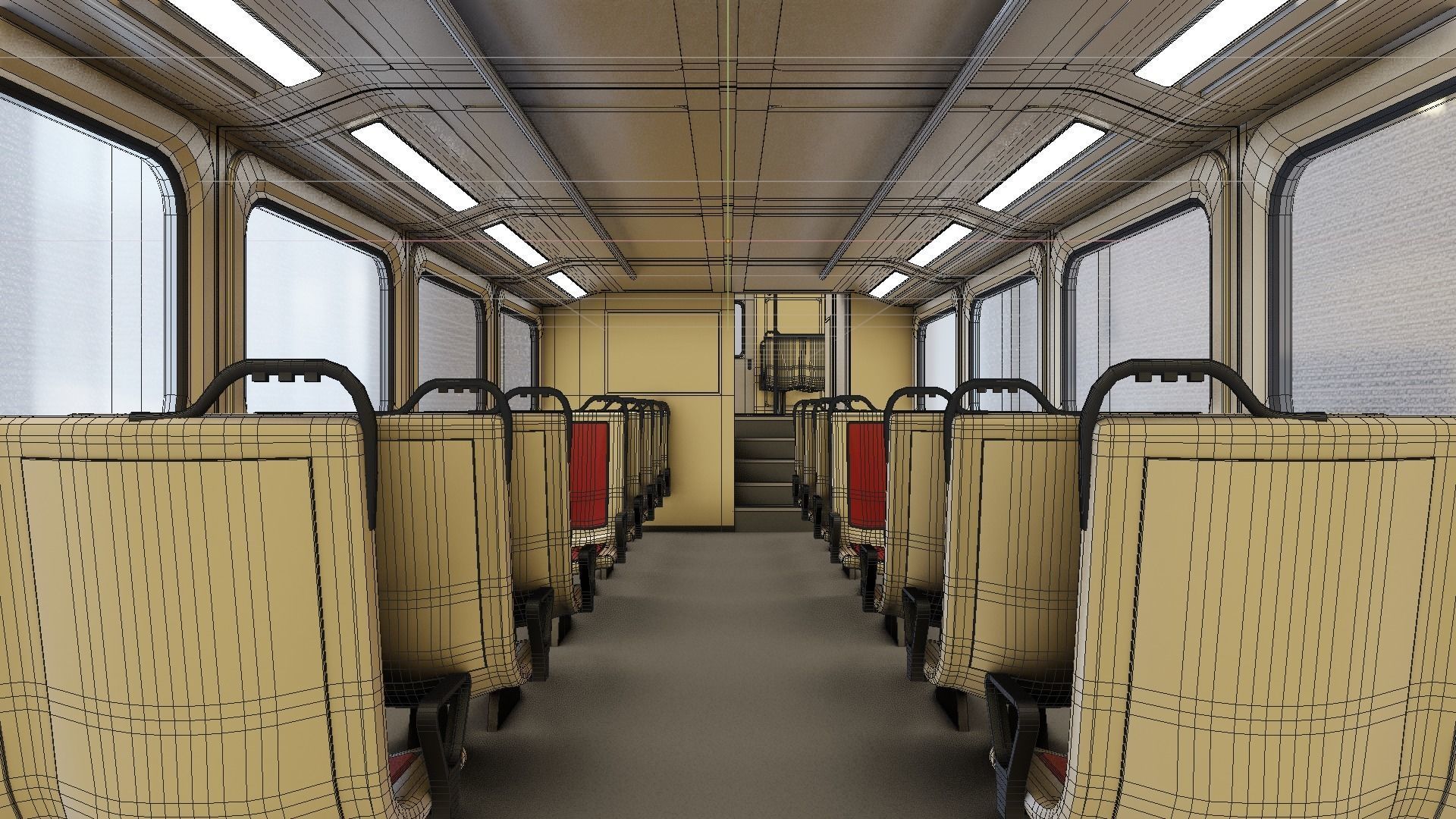 Puma v4 Double Deck EMU Train 3D 3D model_10