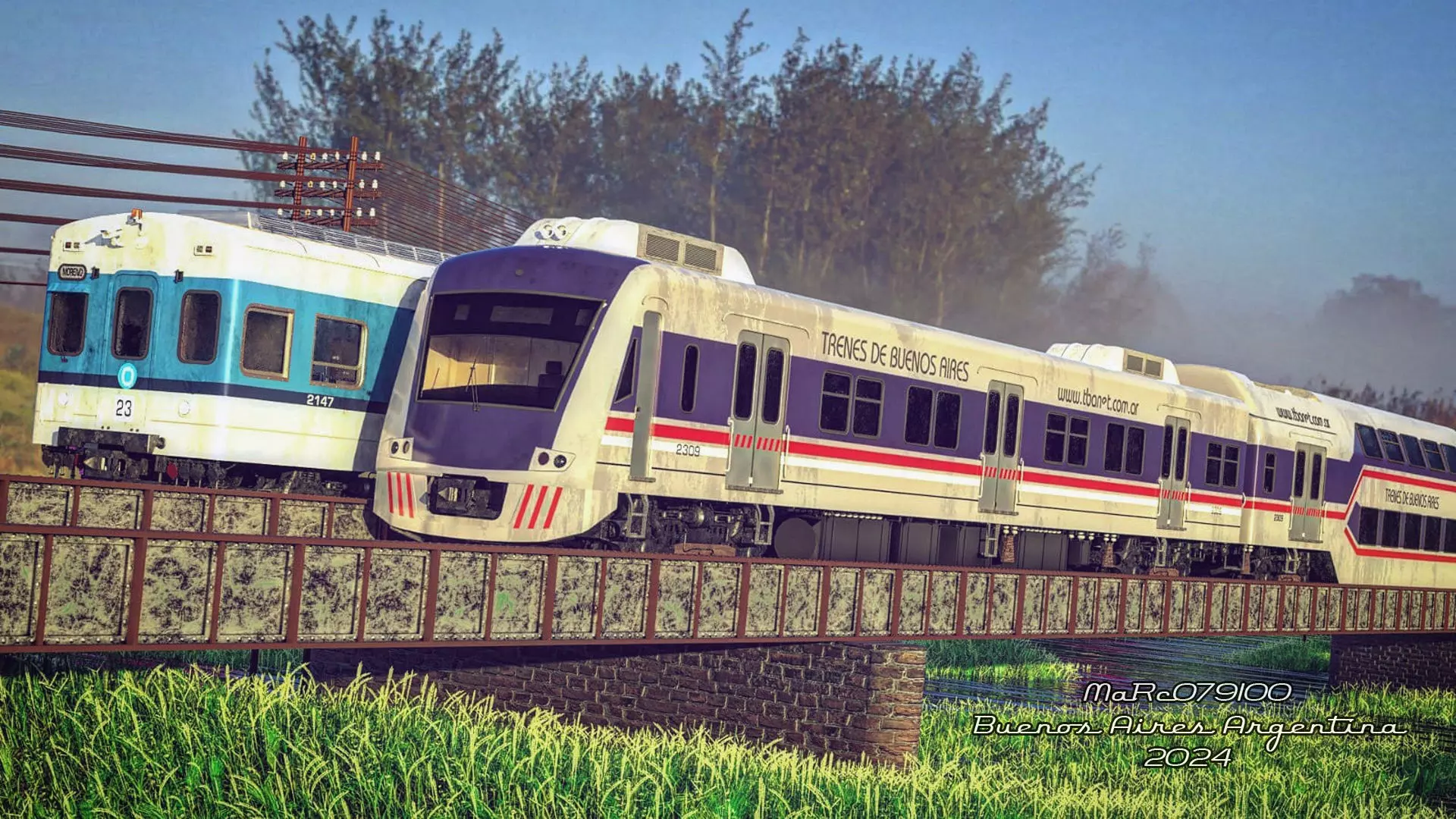 Puma v4 Double Deck EMU Train 3D 3D model_0