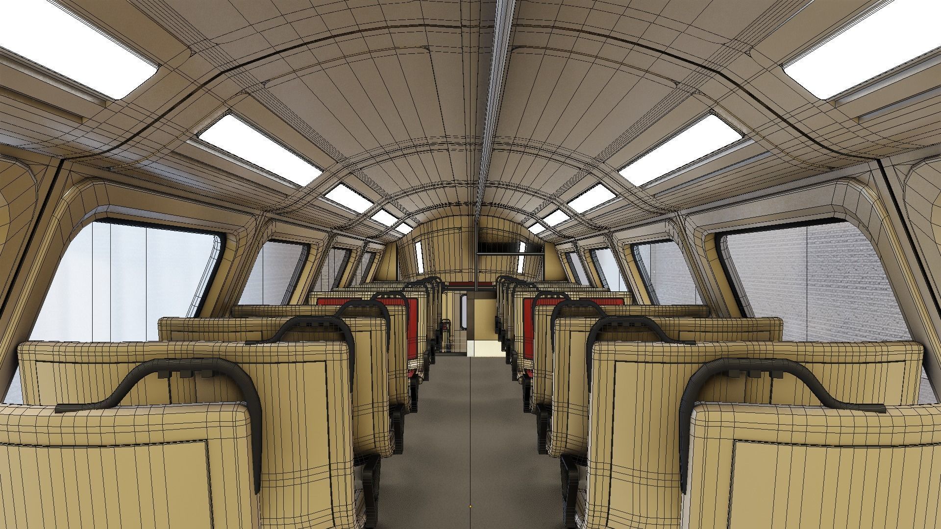 Puma v4 Double Deck EMU Train 3D 3D model_9