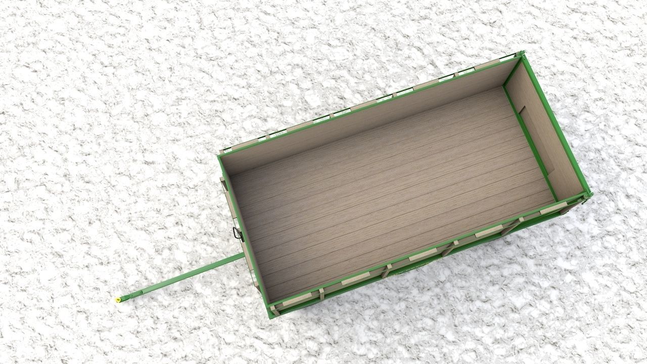 John Deere 953 Wagon 1944 3D model_13