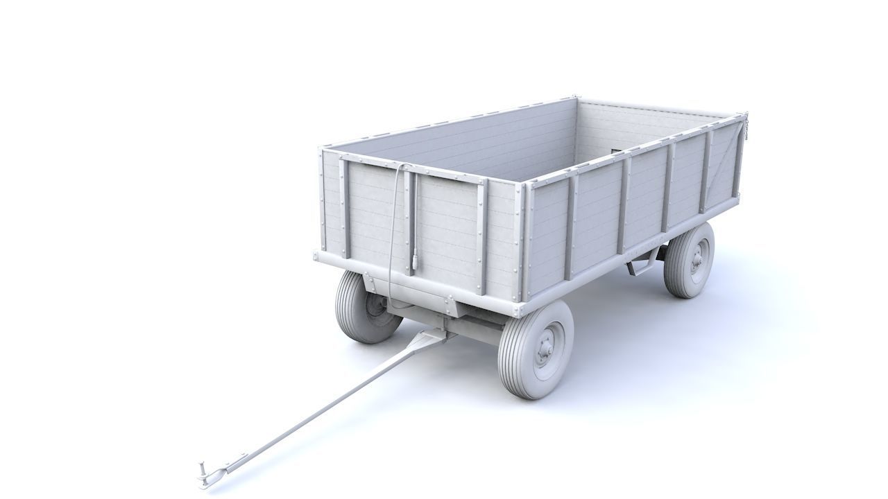 John Deere 953 Wagon 1944 3D model_20