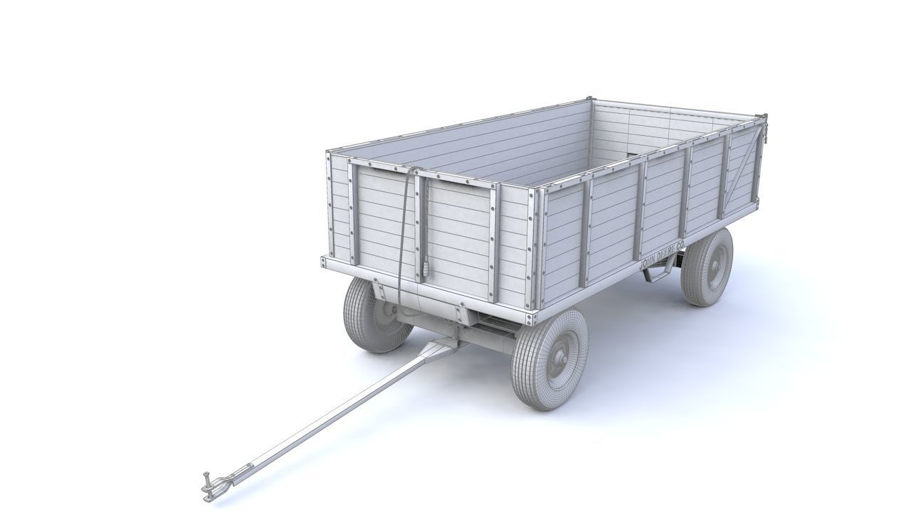 John Deere 953 Wagon 1944 3D model_21