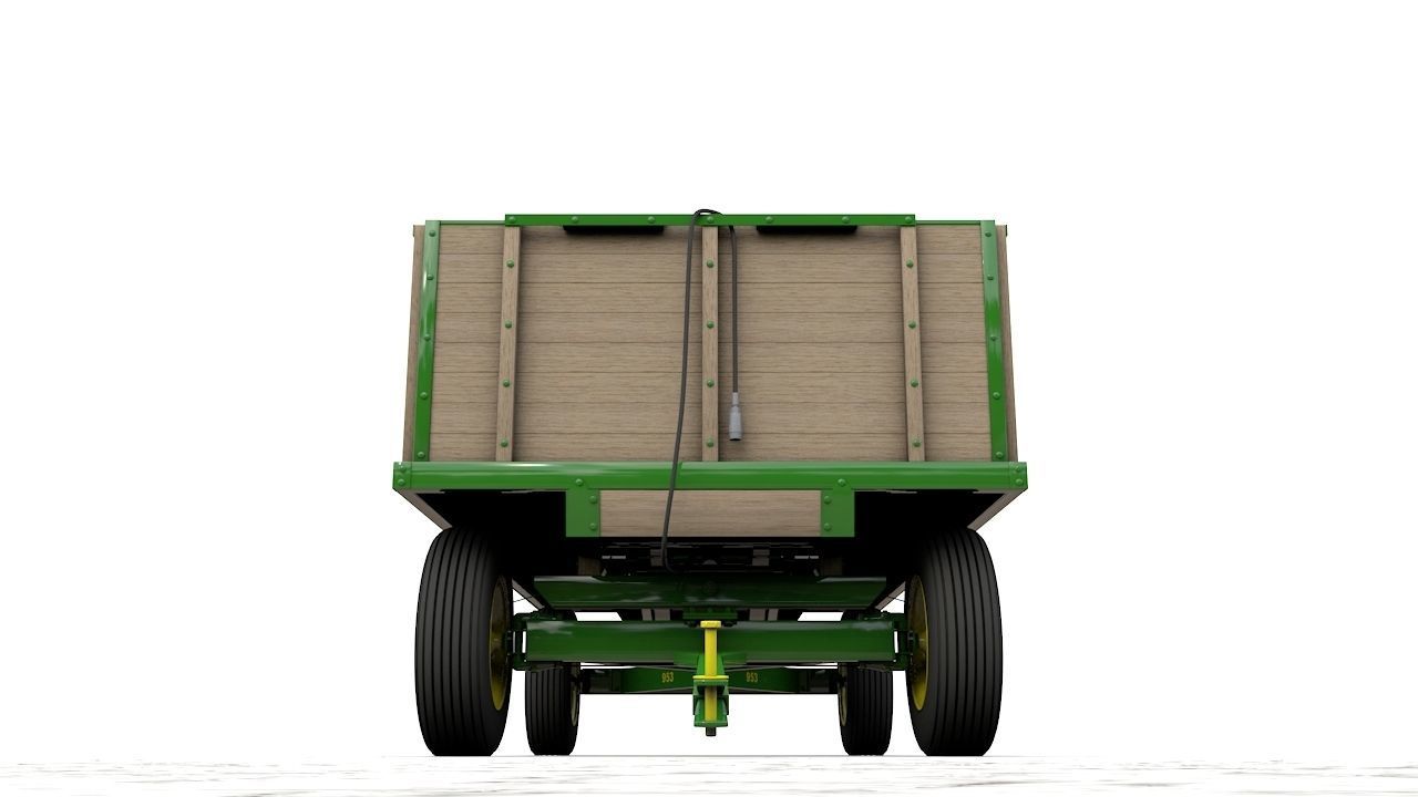 John Deere 953 Wagon 1944 3D model_15