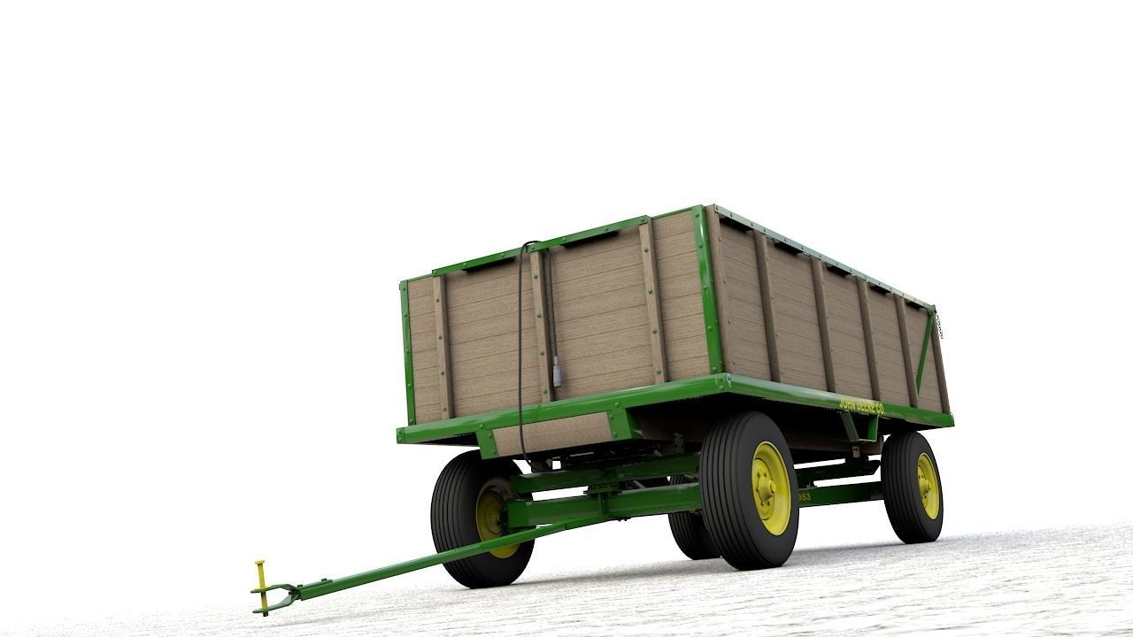 John Deere 953 Wagon 1944 3D model_18