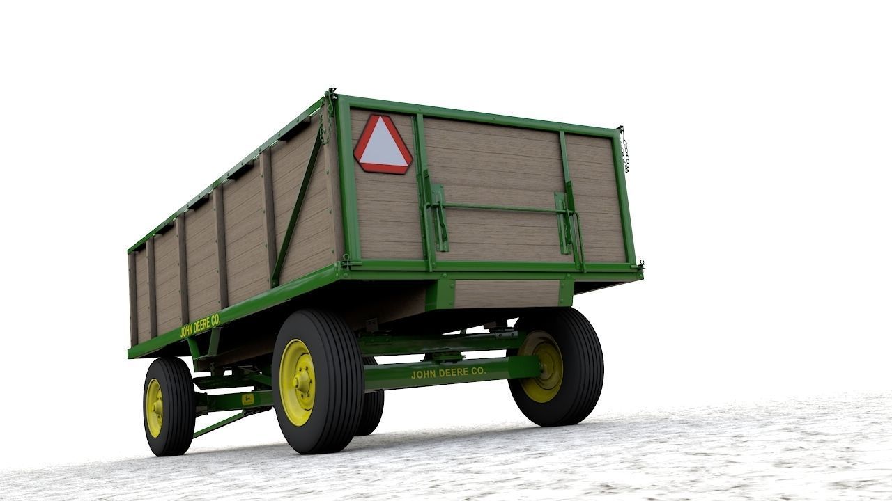 John Deere 953 Wagon 1944 3D model_17