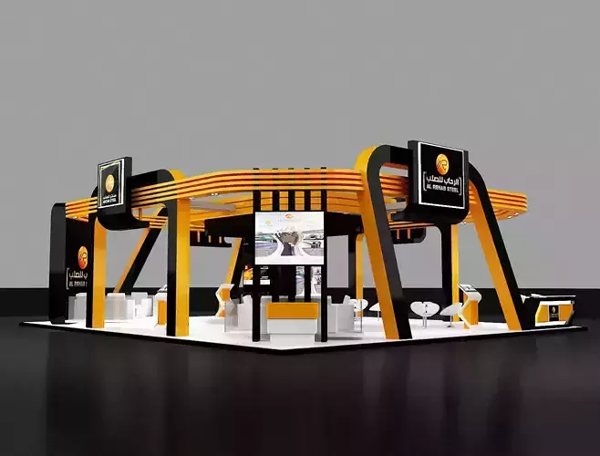Booth Exhibition Stand a236 3D model