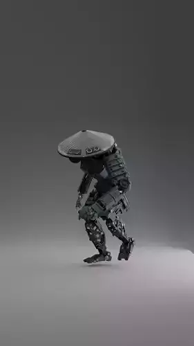 Samurai Robot Character 3D model
