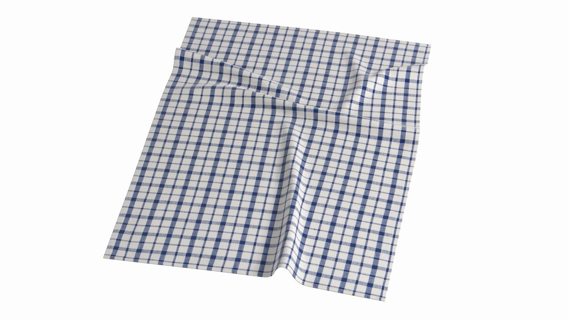 Tea Towel V4 Low-poly 3D model_11