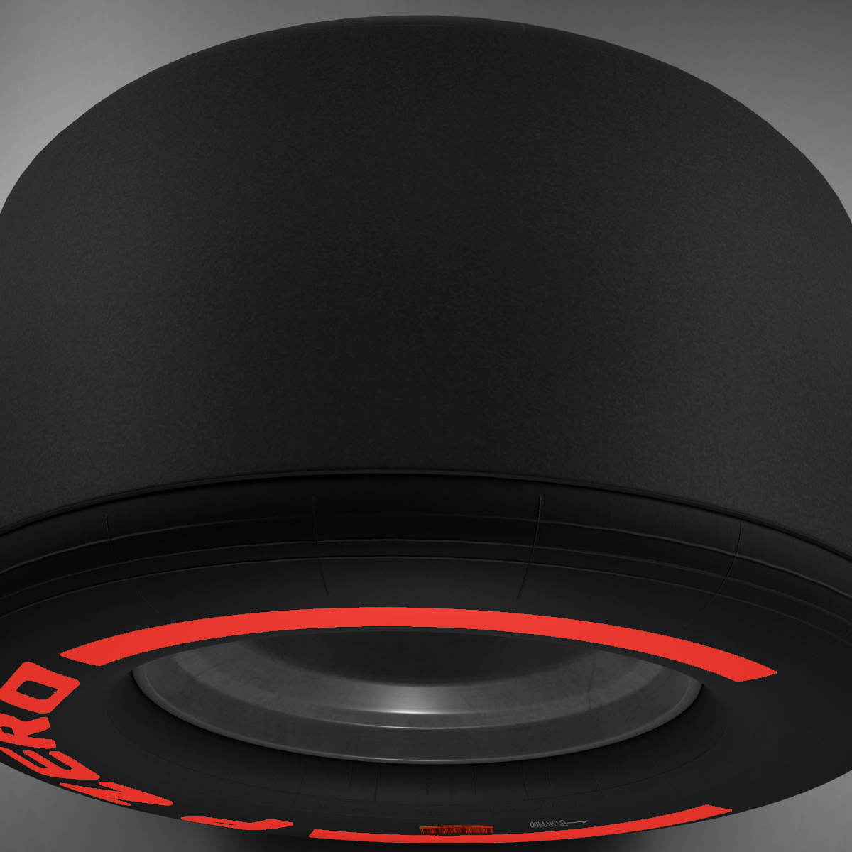F1 tyre supersoft rear 3D model_3