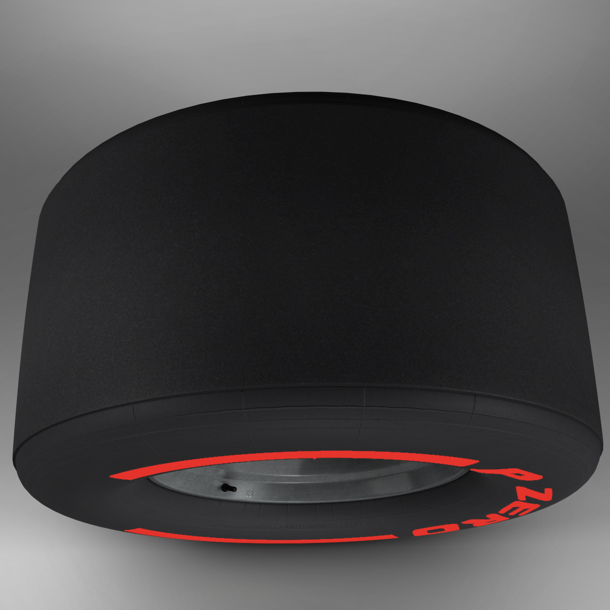 F1 tyre supersoft rear 3D model_1