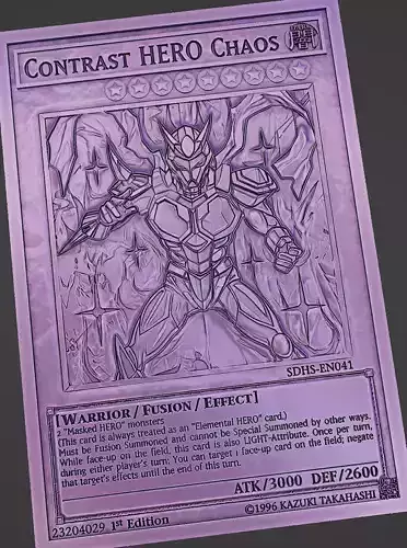 contrast hero chaos - yugioh