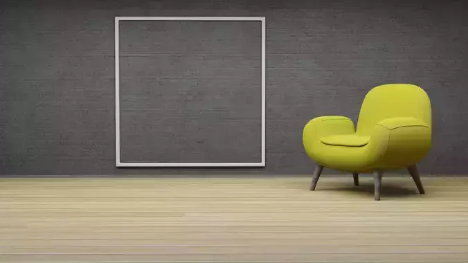 patterned sofa and scene