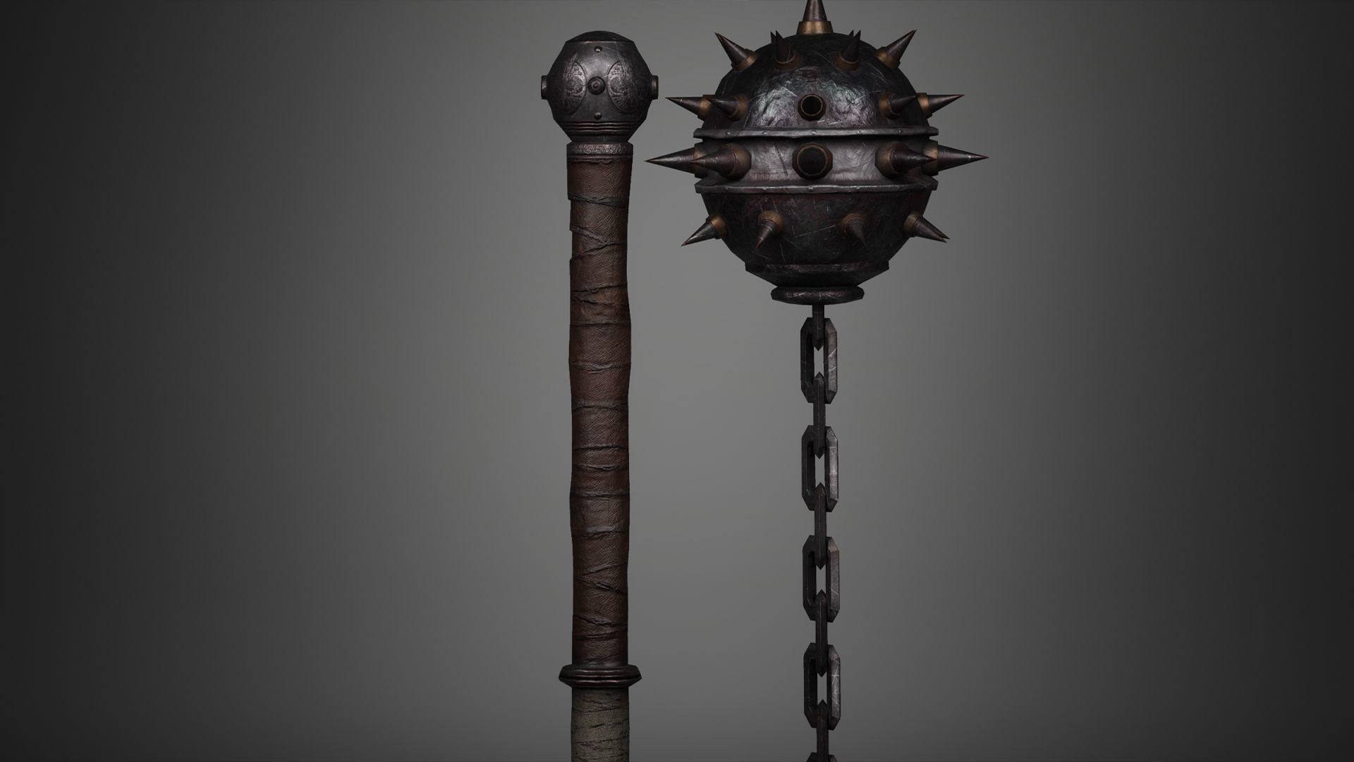 Priest Low-poly 3D model_9