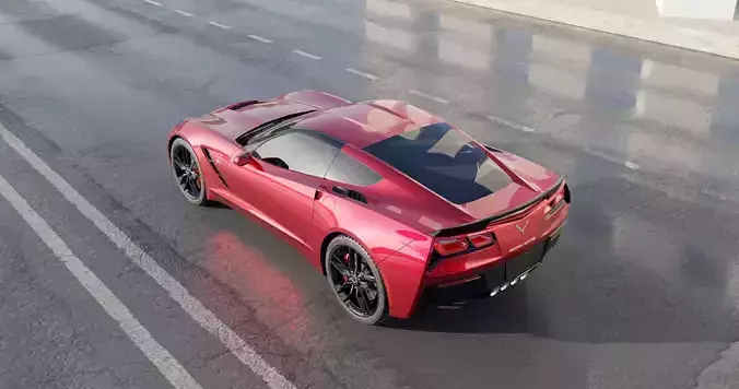 Corvette car model