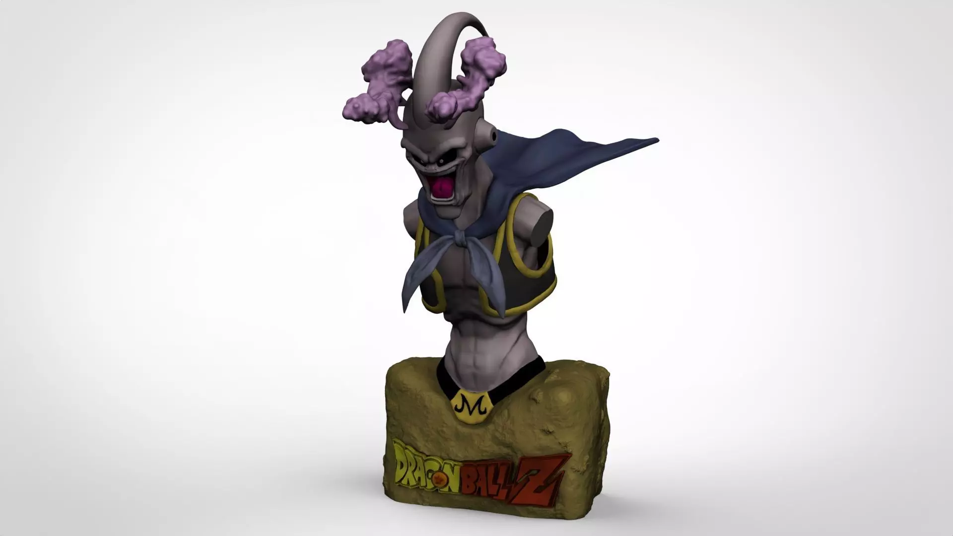 Evil Buu Bust 3D print model